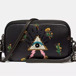 Coach Sadie Crossbody Clutch With Pyramid Eye